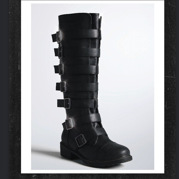 Torrid Multi-Strap Wide Fit Boots - Picture 1 of 7